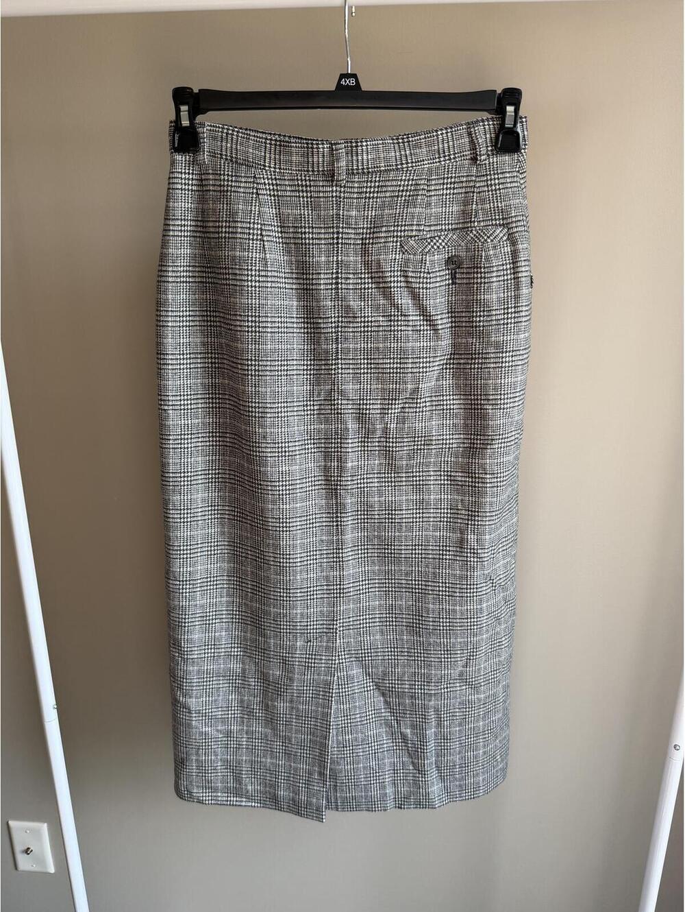 Vintage Pendleton 100% virgin wool pencil skirt plaid preppy - Picture 2 of 7